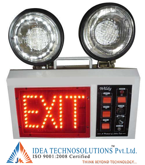 Emergency Light with Exit LED